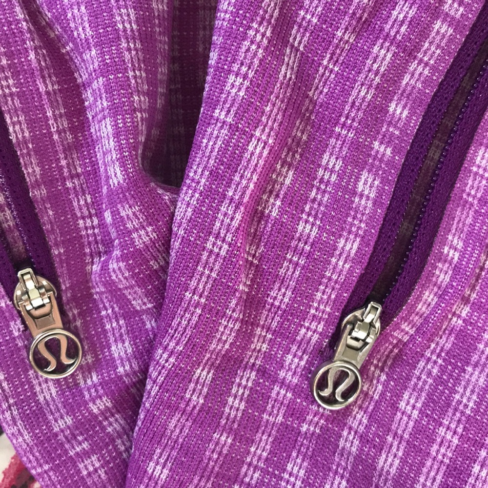 Fuschia Lululemon hooded pullover - Picture 3 of 6